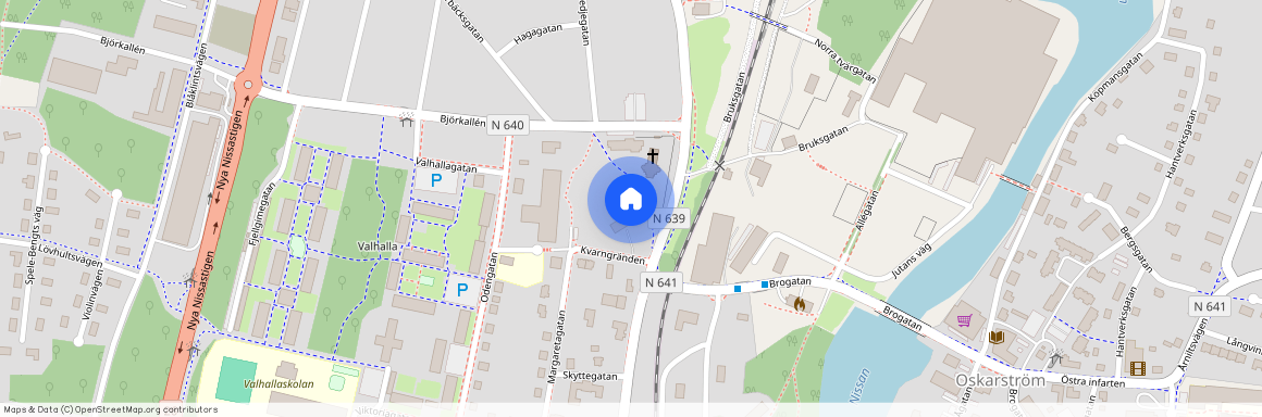 Bergsgatan, Oskarström