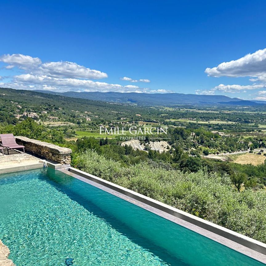 Demeure de prestige à Gordes avec vue dominante - Photo 1