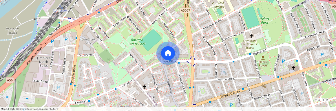 Royce Road, Hulme, Manchester, M15