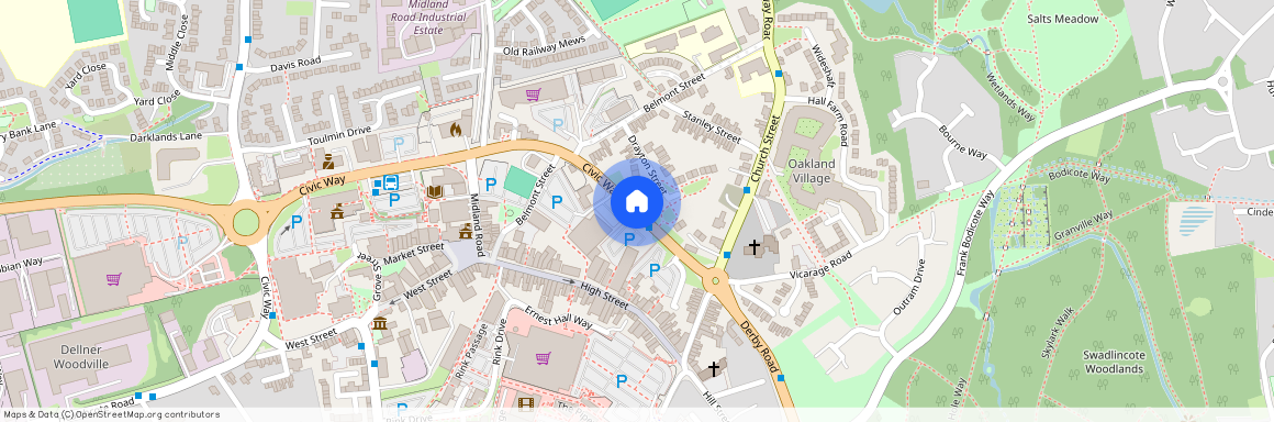 Civic Way, Swadlincote, Derbyshire, DE11