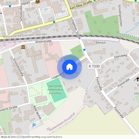 Logenstr. 12, 09337 Sachsen - Hohenstein-Ernstthal