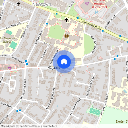 Student Apartment Near St Lukes Campus - Warren House, Magdalen Road