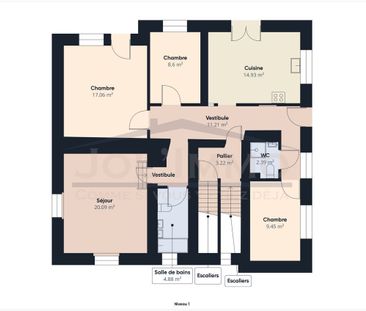 Appartement de 4,5 pièces au 1er avec entrée séparée - Photo 5