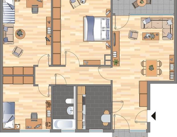 4-Zimmerwohnung in Setterich - Foto 1