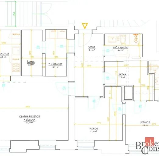 Pronájem bytu 3+1 98 m - Fotografie 1