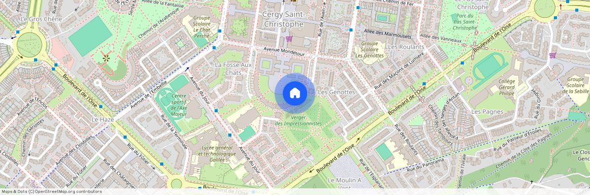 95800, Cergy