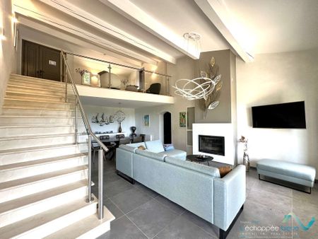 Belle Villa pour 6 personnes avec grande piscine à débordement et vue mer à La Londe-les-Maures - Photo 5