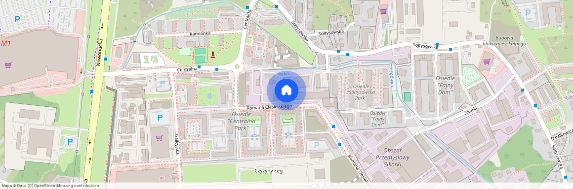 ul. Centralna, Łęg, Czyżyny, Kraków, małopolskie
