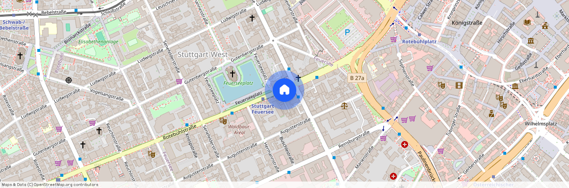 Rotebühlstraße 69 in 70178 Stuttgart, LEIDER KEIN FREIES ZIMMER