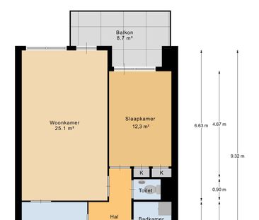 Appartement te huur: Staalmeesterslaan 314 1057 PB Amsterdam - Photo 3