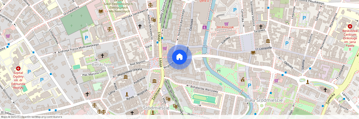 pl. Franciszka Smolki, Śródmieście Bielsko, Bielsko-Biała, śląskie