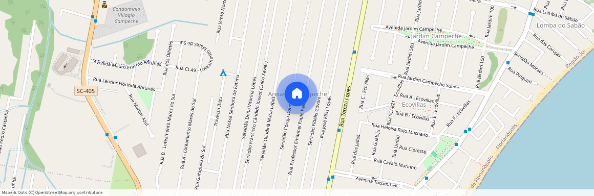 Rua, A Loteamento Mares Do Sul, 20, Campeche, Florianópolis