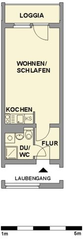 1-Raum-Wohnung - Photo 5