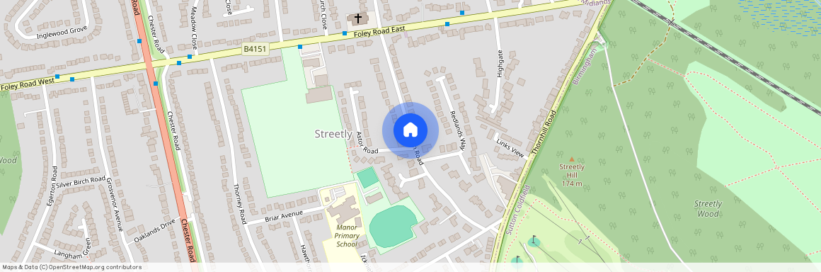 Middleton Road, Streetly, Sutton Coldfield, B74