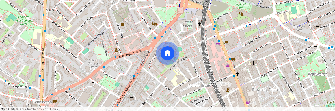 Canterbury Place, Elephant and Castle, London, SE17