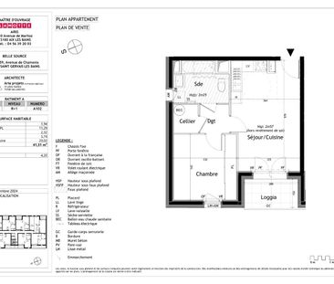 location Appartement T2 DE 41.31m² À ST GERVAIS LES BAINS - Photo 1