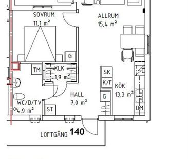 N Kustvägen 37 B - Foto 1