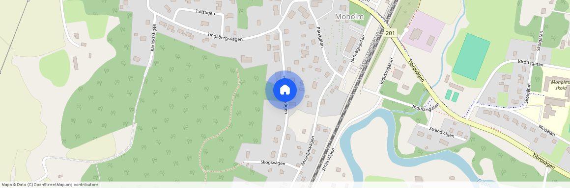 Hjälstabergsvägen, Moholm