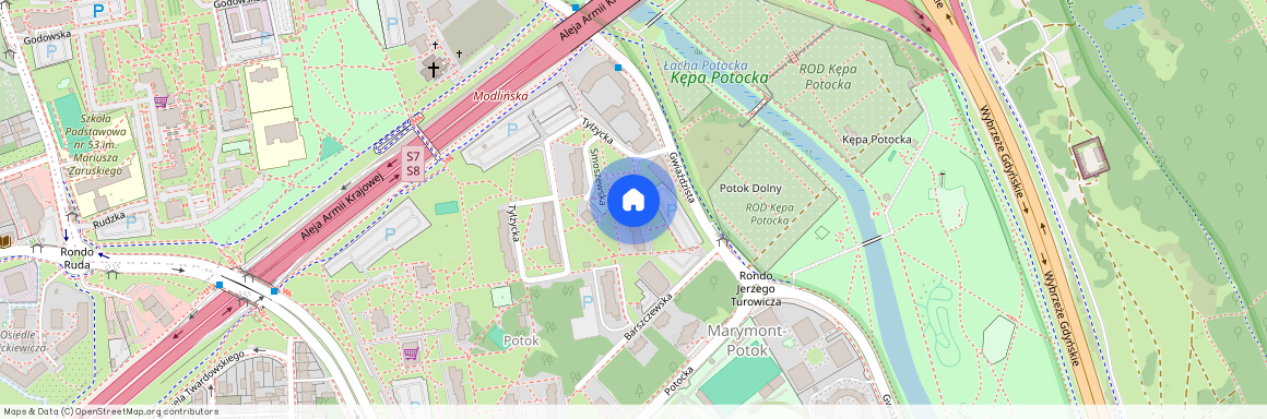 ul. Gwiaździsta, Marymont-Potok, Żoliborz, Warszawa, mazowieckie