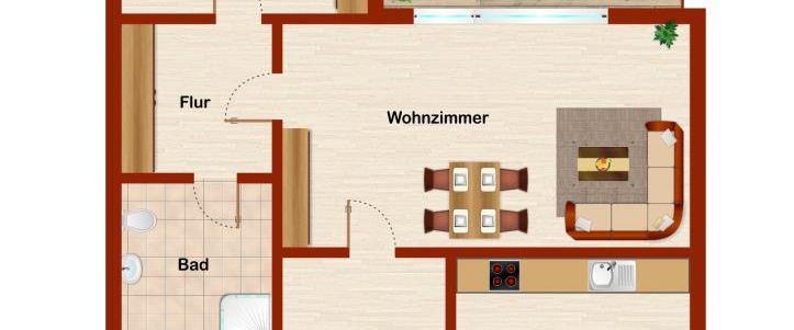 Demnächst frei! 2-Zimmer-Wohnung in Hamm Westen - Photo 1