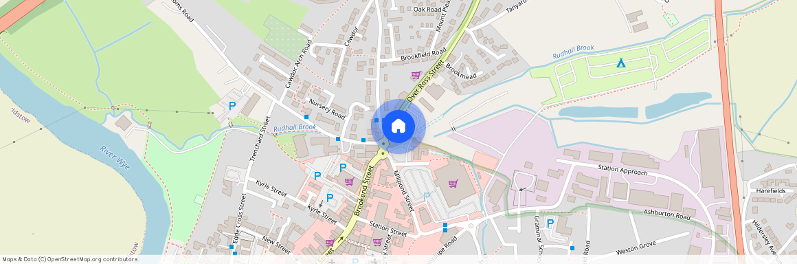 Over Ross Street, Ross-On-Wye