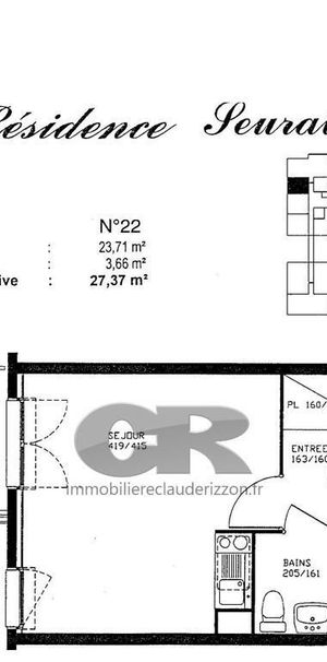 Location Appartement 1 pièce 24m² VANDOEUVRE LES NANCY 54500 - Photo 2
