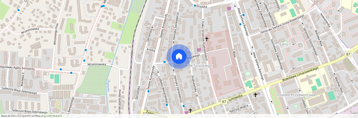 ul. Józefa Szujskiego, Nowy Sącz, małopolskie