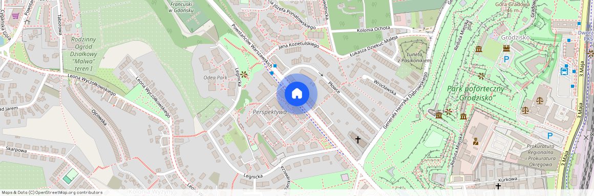 ul. Powstańców Warszawskich, Siedlce, Gdańsk, pomorskie