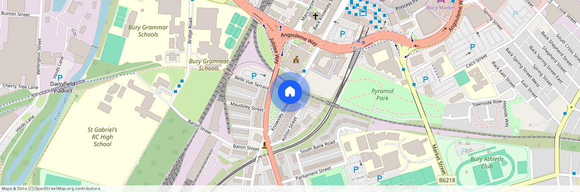 Knowsley Street, Bury, Greater Manchester, BL9