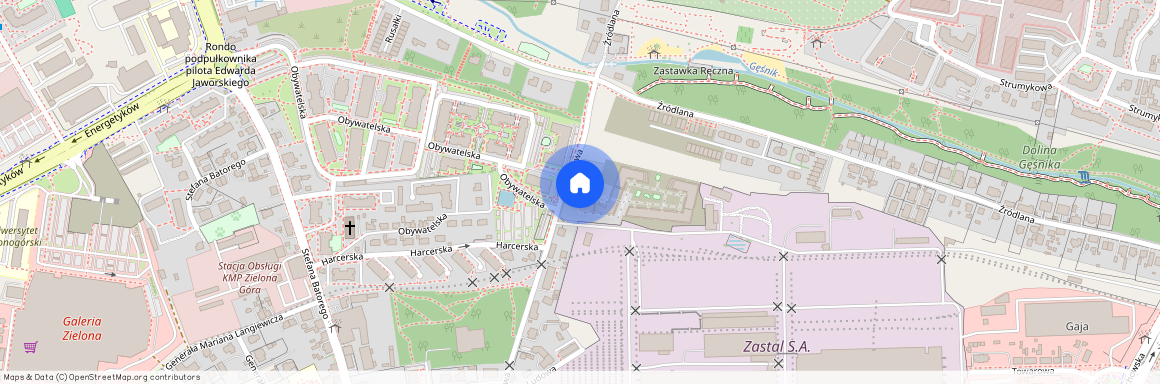 ul. Ludowa, Centrum, Zielona Góra, lubuskie