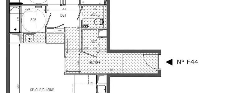 Appartement à louer 3 pièces 72.23m² - Photo 1