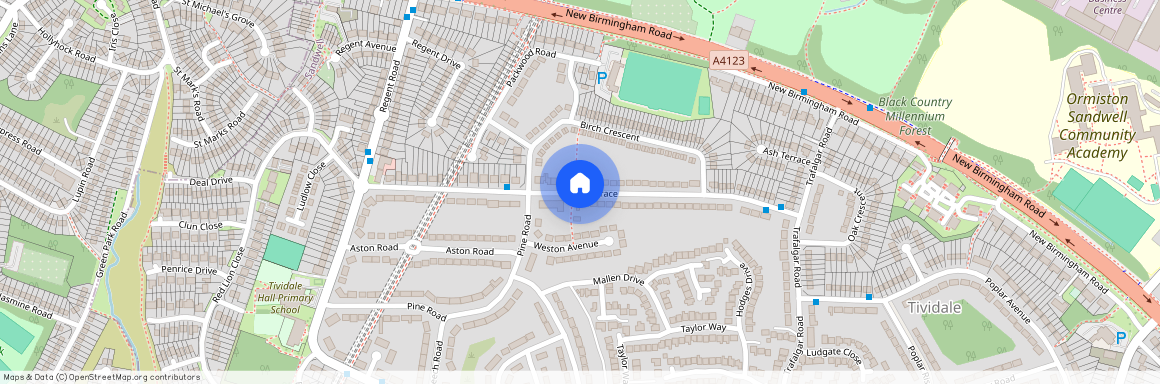 Elm Terrace Tividale, Oldbury