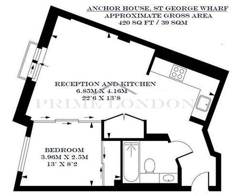 Anchor House, St George Wharf - Photo 1