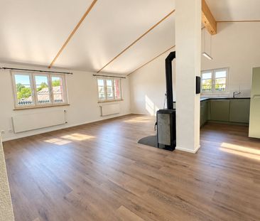 4.5-Zimmer-Dachwohnung, Erstbezug nach Sanierung, 105 m² - Photo 1