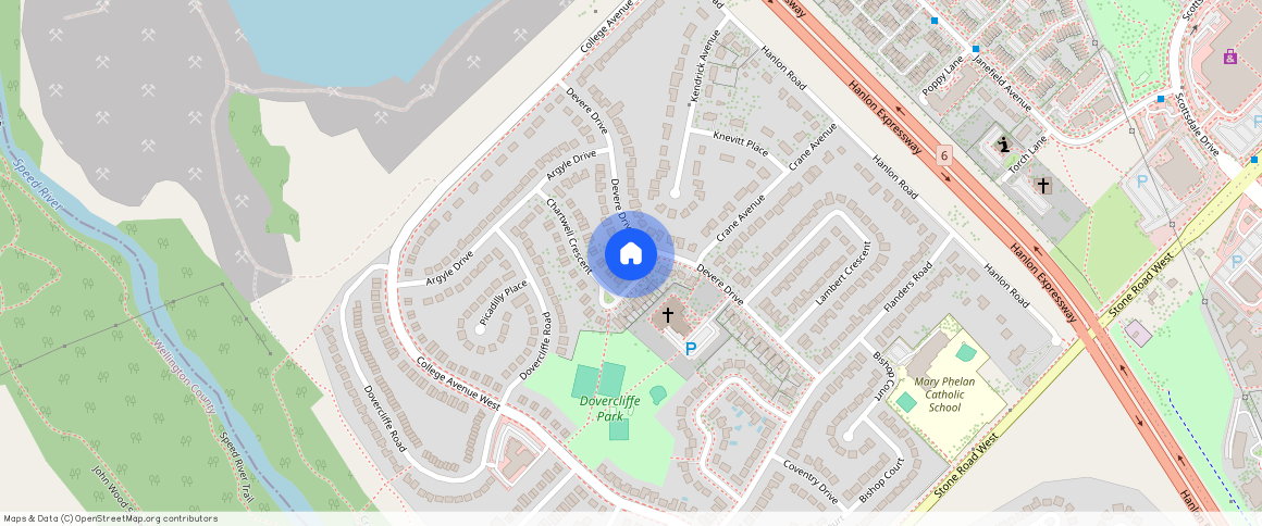 ** Devere Dr., Guelph