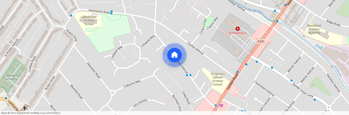 Langley Avenue, Worcester Park, KT4