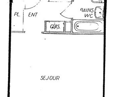 Location appartement 1 pièce - Photo 2