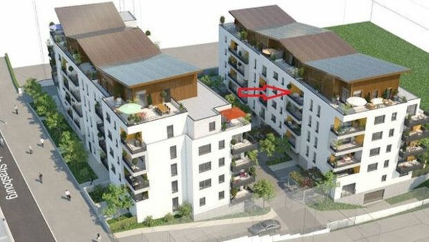 METZ PLANTIERES-PROCHE ECOLES-F3 - NEUF -CUISINE EQUIPEE-PARKING SS/SOL - Photo 1