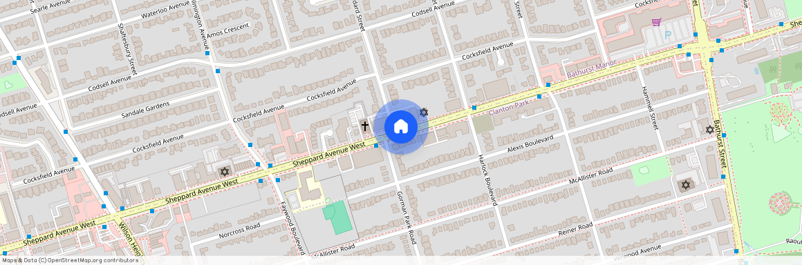 Sheppard Avenue West, Bathurst Manor, Toronto