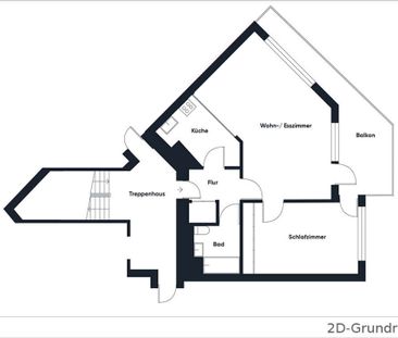 Charmante 2-Zimmer Wohnung mit großem Balkonparadies in begehrter L... - Photo 3