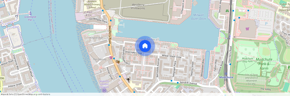 Ringwood Gardens, Canary Wharf, E14