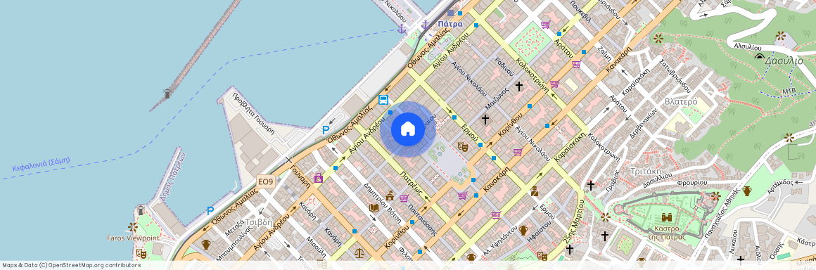 Ρήγα Φεραίου 104, Πάτρα 262 21, Ελλάδα (26221)