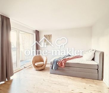 Stilvolle 1-Zimmer-Wohnung mit Einbauküche und Balkon in Unterbilk-... - Photo 3