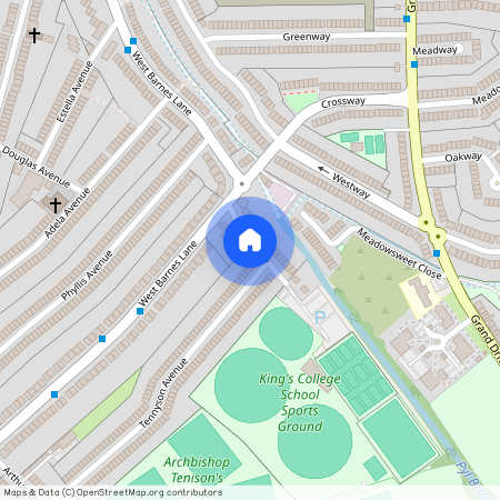 Kingsway, Motspur Park, New Malden, KT3