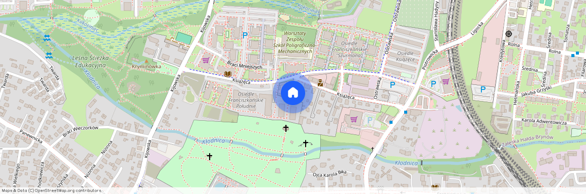 ul. Książęca, Ligota-Panewniki, Katowice, śląskie