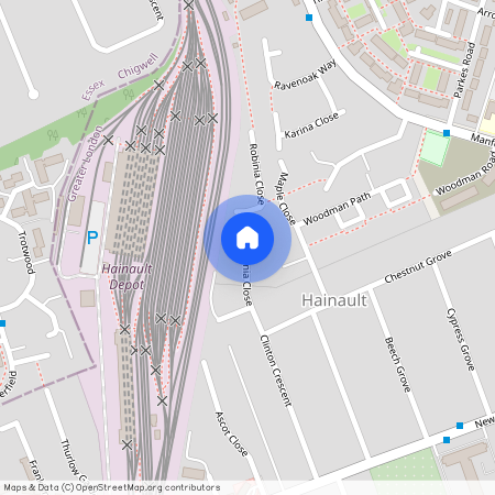 Robinia Close, Hainault