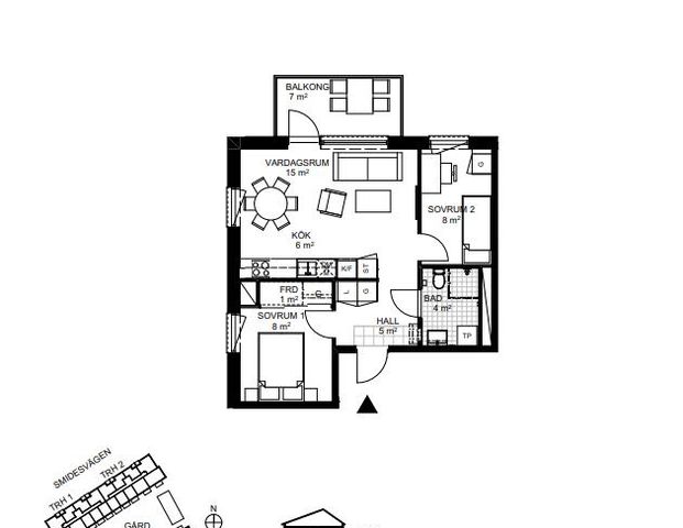 Oxelgatan, Vallentuna - Photo 1