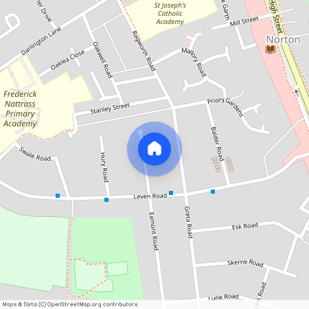 2 bed terraced house to rent in TS20