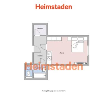 Pronájem bytu 1+kk 17 m - Photo 1