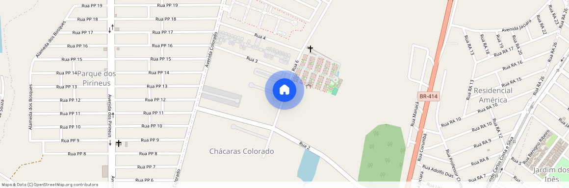 Rua 6, Chácaras Colorado, Anápolis, GO, 75073480